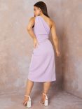 Chi Chi London Asymmetric Skirt, Lilac Purple
