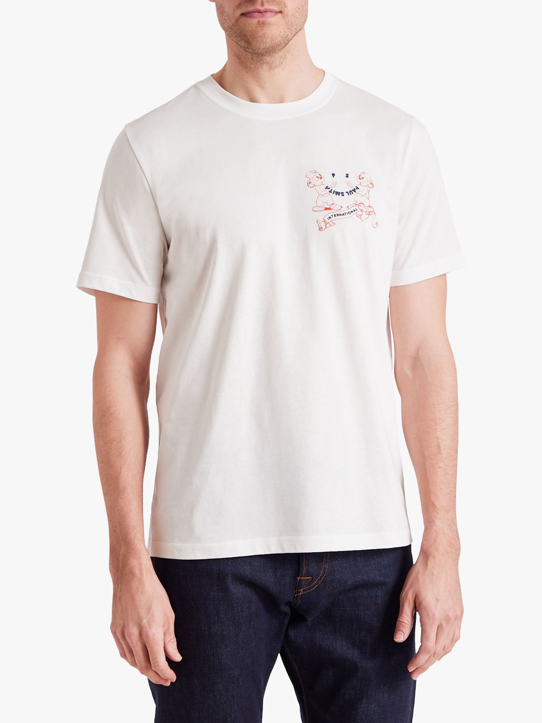 Paul Smith Short Sleeve T-Shirt, White, S