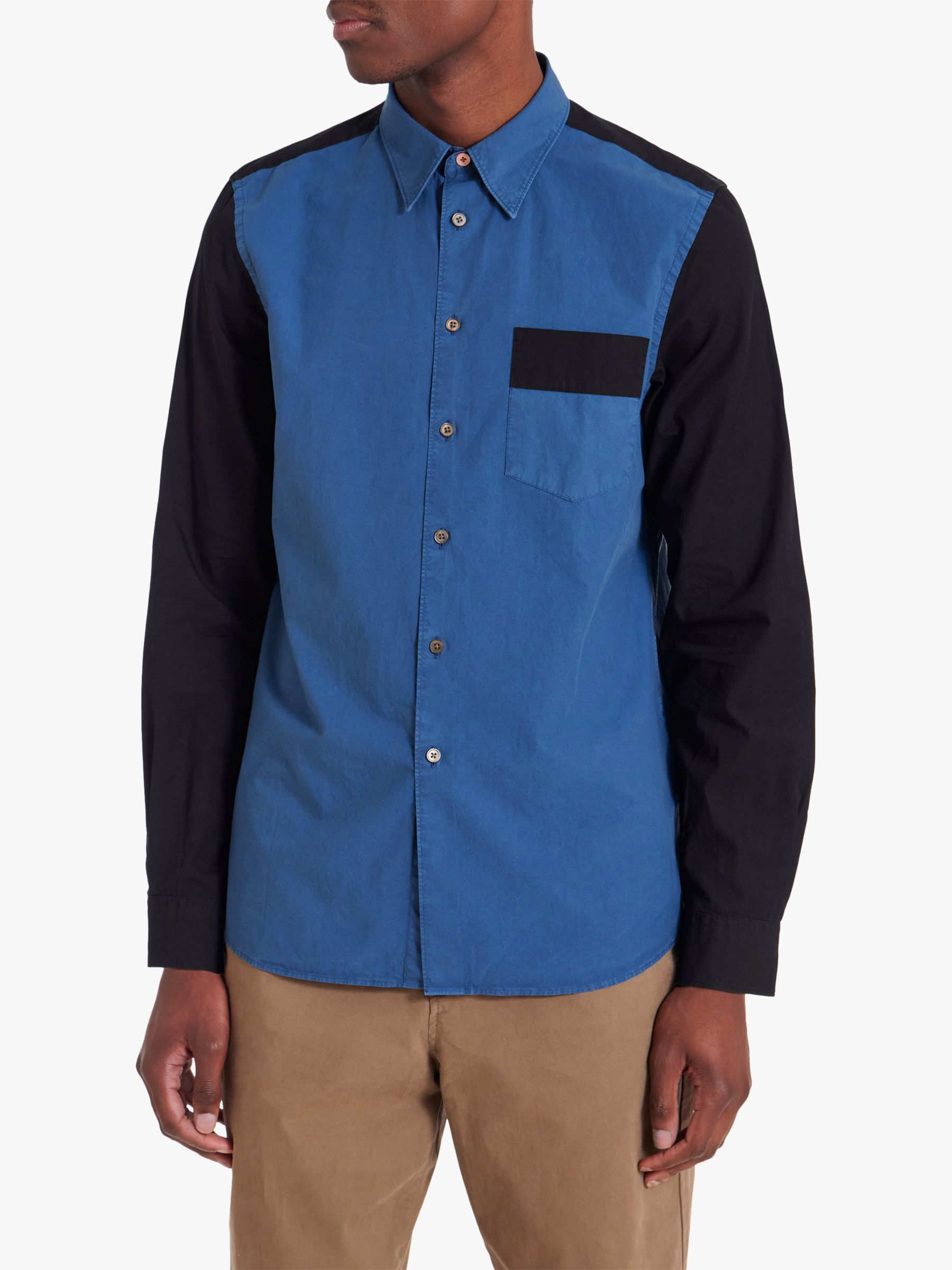Paul Smith Long Sleeve Regular Shirt, Blue, S