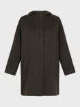 Gerard Darel Lane Reversible Wool Coat, Khaki Green