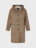 Gerard Darel Lanelle Wool Blend Coat, Camel