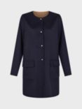 Gerard Darel Lareen Wool Coat, Navy