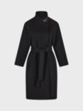 Gerard Darel Lou Wool Blend Coat, Black