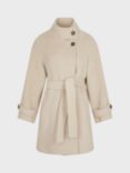 Gerard Darel Louise Wool Blend Coat, Ecru