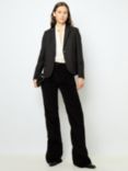 Gerard Darel Mallory Wool Blend Blazer, Black