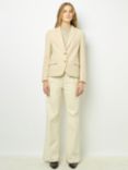 Gerard Darel Manon Wool Blend Jacket, Ecru