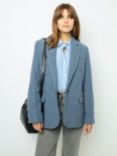 Gerard Darel Marine Wool Blend Blazer