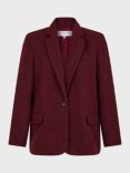 Gerard Darel Marine Wool Blend Blazer, Redwine