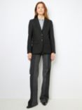 Gerard Darel Marylou Wool Blend Blazer, Black