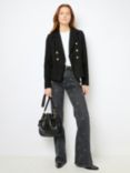 Gerard Darel Myla Tweed Jacket, Black