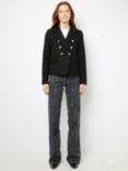 Gerard Darel Myla Tweed Jacket, Black