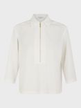 Gerard Darel Branda Zip Top, Ecru