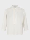 Gerard Darel Branda Zip Top, Ecru