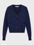 Gerard Darel Jeanette Wool Cashmere Cardigan, Indigo