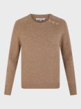 Gerard Darel Jolene Wool Cashmere Jumper, Beige