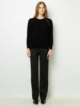 Gerard Darel Josette Wool Jumper, Black