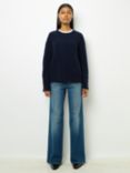 Gerard Darel Joyca Wool Jumper, Navy