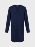 Gerard Darel Sofia Wool Cashmere Jumper Dress, Navy