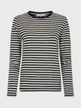 Gerard Darel Athenais Stripe Wool Top, Ecru/Navy