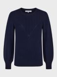 Gerard Darel Janine Wool Jumper, Navy