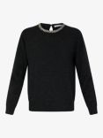 Gerard Darel Jocelyne Wool Jumper, Charcoal