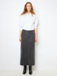 Gerard Darel Cybelia Denim Skirt, Charcoal