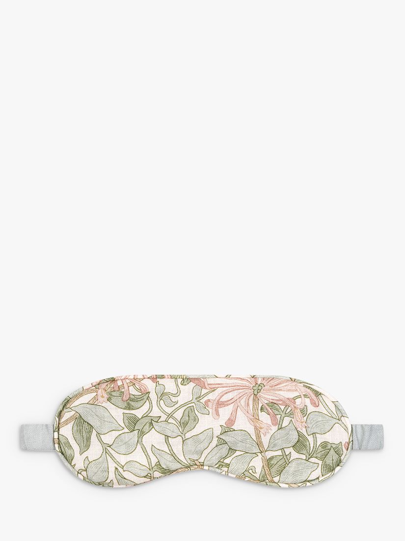 Piglet in Bed Morris & Co. Soft Sage Linen Sleep Mask, Multi