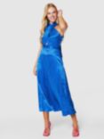 Closet London Jacquard Print A-Line Dress, Blue