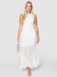 Closet London Lace Maxi Dress, White