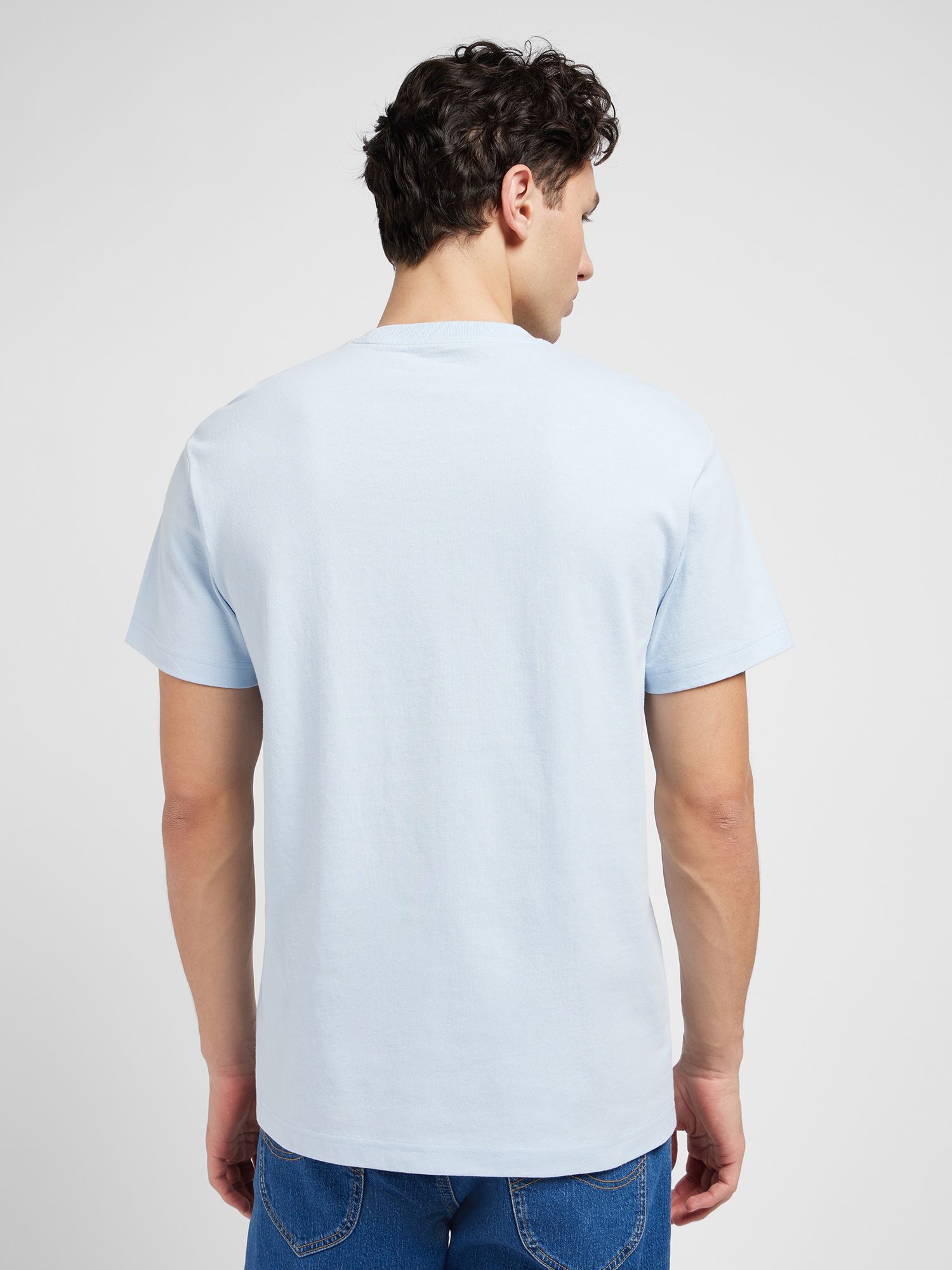 Lee Short Sleeve Relaxed T-Shirt, Light Blue, S