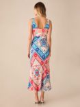 Ro&Zo Patchwork Paisley Print Midi Dress, Multi