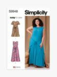 Simplicity Misses' Wrap Dresses Sewing Pattern, S9948