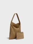 Gerard Darel Lady Suede Bag, Wheat