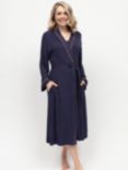 Cyberjammies Taylor Jersey Dressing Gown, Navy