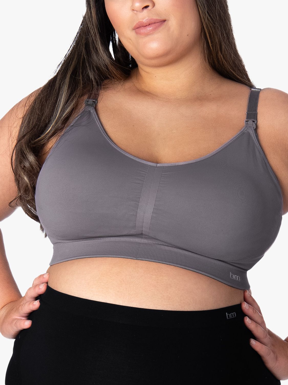 Hotmilk My Necessity Full Cup Nursing Bra, Slate, S