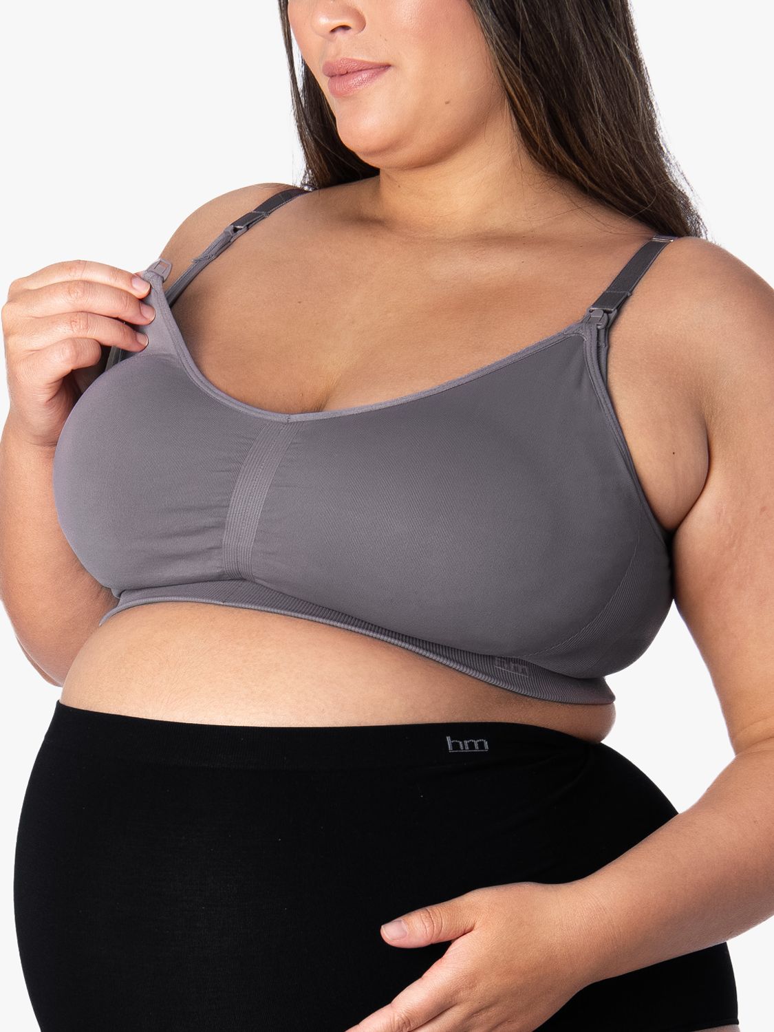 Hotmilk My Necessity Full Cup Nursing Bra, Slate, S