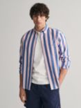 GANT Parasol Stripe Shirt, Pink/Blue