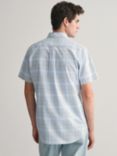 GANT Cotton Poplin Check Shirt, 457 Toy Blue