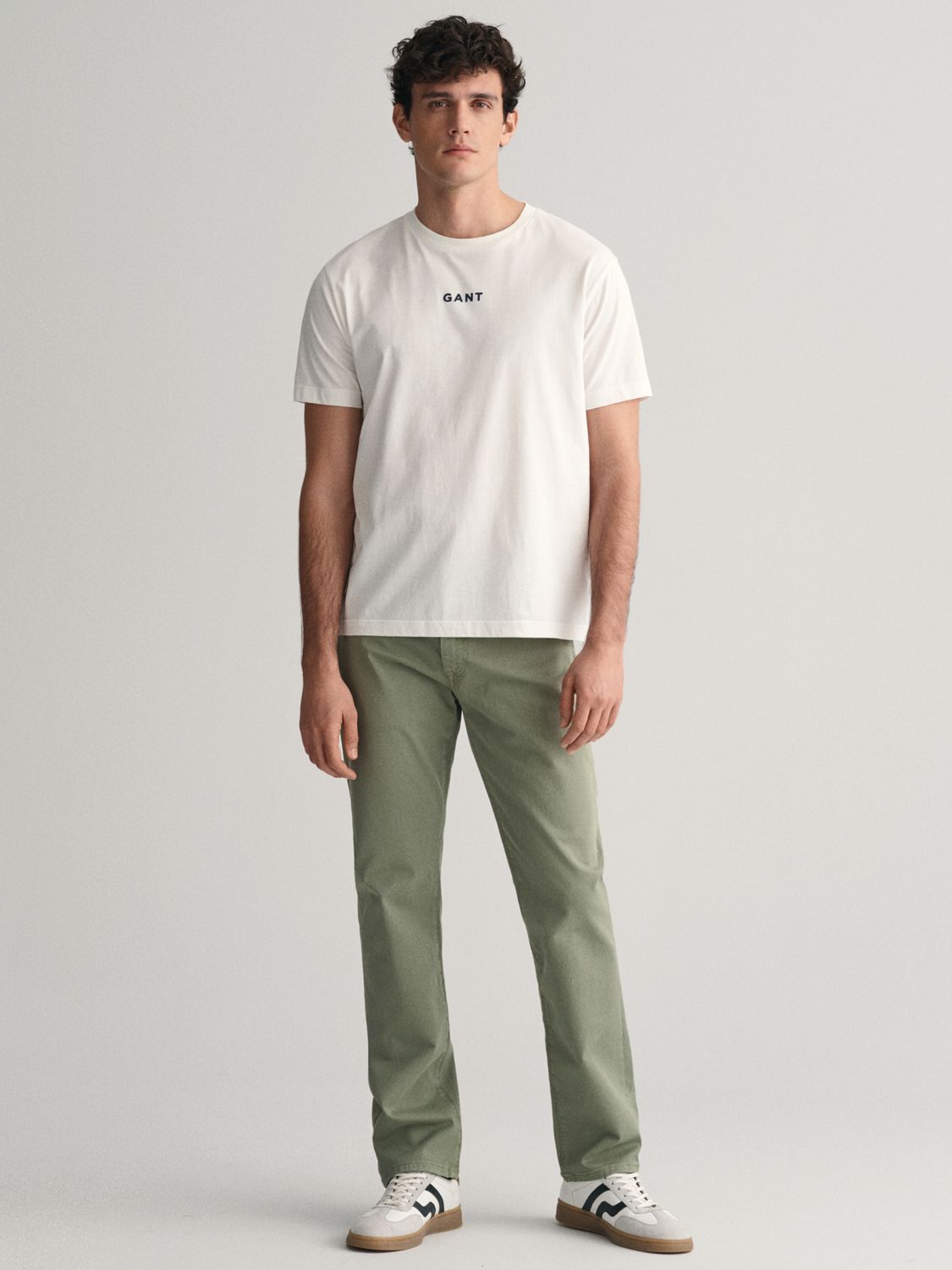 GANT Ular Desert Jeans, Pastel Green, 38L