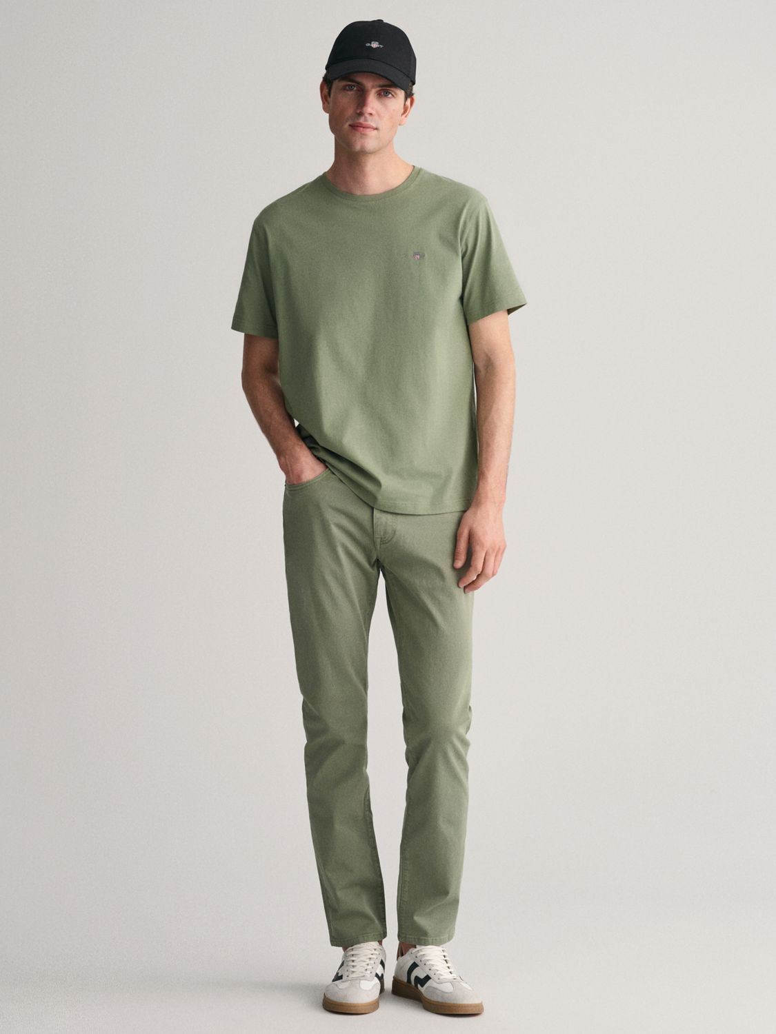 GANT Shield T-Shirt, Pastel Green, L