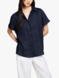 SISLEY Short Sleeve Linen Shirt