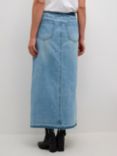 KAFFE Margot Denim Maxi Skirt, Washed Blue