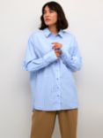 KAFFE Mackie Stripe Shirt, Blue/White