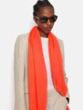 Jigsaw Wool Silk Blend Pashmina, Orange