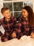 Minijammies Kid's Taylor Check Pyjama Set, Navy/Multi