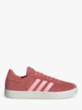 adidas VL Court 3.0 Suede Trainers, Scarlet