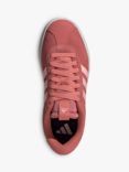 adidas VL Court 3.0 Suede Trainers, Scarlet