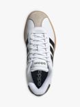 adidas Court Bold Contrast Toe Trainers, White/Black