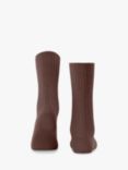 FALKE Cosy Wool & Cashmere Blend Socks, Brown