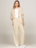 Tommy Hilfiger Core Relaxed Straight Cut Trousers, Country Ivory